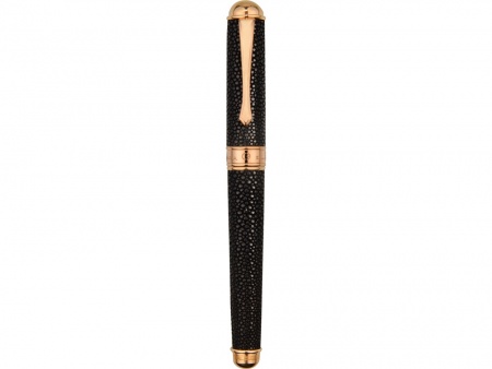 Ручка перьевая Cesare Emiliano, кожа ската в футляре