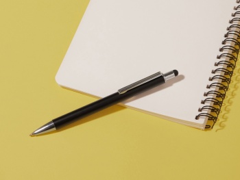 Ручка металлическая шариковая "Groove Touch Recy", черный