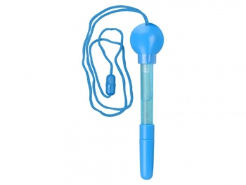 Ручка шариковая с емкостью для мыльных пузырей, синий (Р)