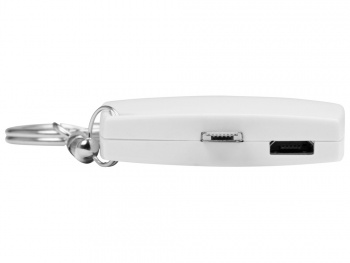 Портативное зарядное устройство-брелок «Saver», 600 mAh, белый