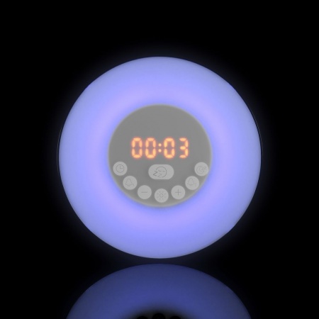 Лампа-колонка со световым будильником dreamTime, ver.2, белая