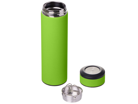 Вакуумный термос "Vacuum Flask C1", soft touch, 420мл, зеленое яблоко