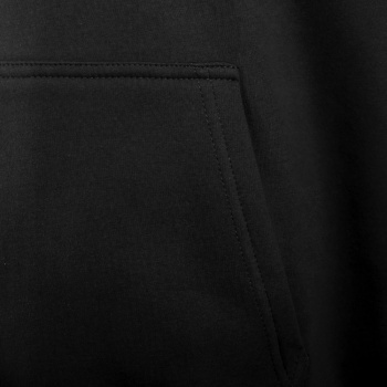 Толстовка унисекс оверсайз на молнии с капюшоном сэндвич 320, 100, Чёрный,  (20)  (44/XS)