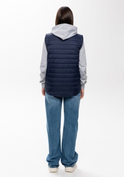 Жилет унисекс утепленный STAN таффета, 65, 87, Тёмно-синий,  (46)  (50/L)