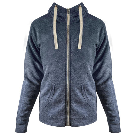 Толстовка женская "CIPRO Lady", синий меланж, 2XL, 65% полиэстер, 35% хлопок, 265 г/м2