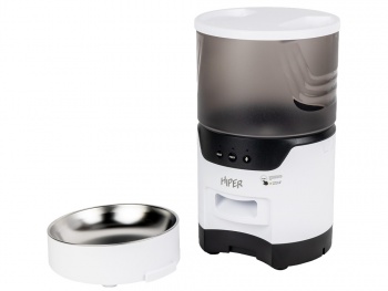 Умная Wi-Fi кормушка «IoT Pet Feeder», 3000 мл, белый/черный