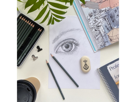 Набор чернографитовых карандашей  "Sketch & Art" ,12 шт. 2h-9b, металлическая коробка с ложементом