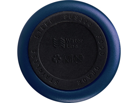 Вакуумная термокружка Waterline с медной изоляцией «Bravo», 400 мл, тубус, темно-синий