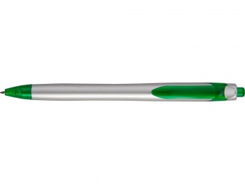 Ручка шариковая "Каприз Сильвер", серебристый/зеленый