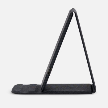 Подставка для смартфона с беспроводной зарядкой Kickstand, серая