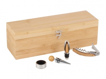 Набор для вина в бамбуковом кейсе "Anniversary" (Р)