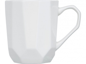 Кружка с гранями Amery, 310мл, белый глянцевый
