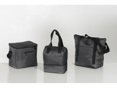 Сумка-холодильник «Cool» с плечевым ремнем, темно-серый