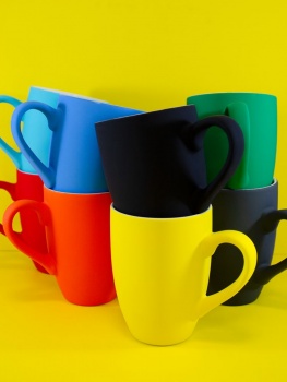 Кружка Best Morning c покрытием софт-тач, черная