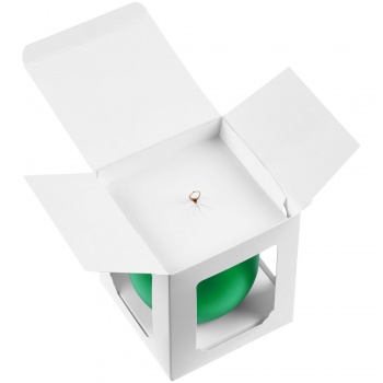 Елочный шар Gala Matt в коробке, 8,5 см, зеленый