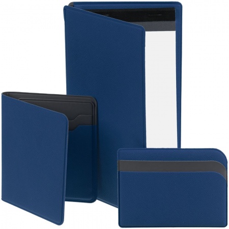 Блокнот Dual, ярко-синий