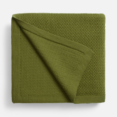 Плед Ornato, зеленый (лавровый)