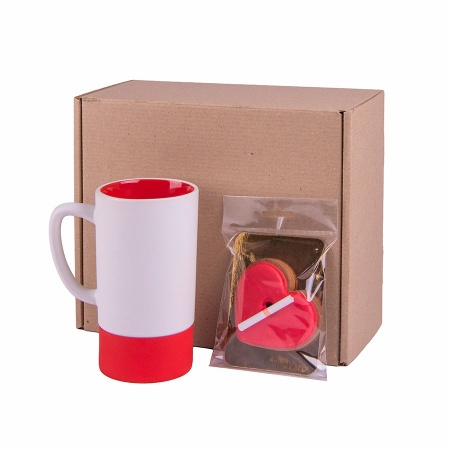 Набор SOULFUL: кружка, печенье в форме сердца с предсказанием