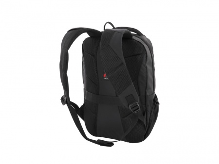 Рюкзак SWISSGEAR 14", полиэстер 600D, 30 x 14,5 x 43 см, 19 л, черный