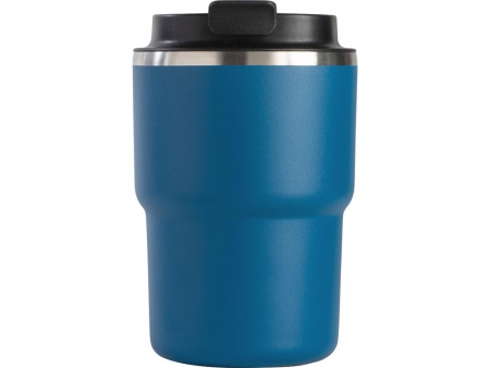 Вакуумная термокружка с внутренним керамическим покрытием «Coffee Express», 360 мл, синий