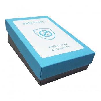 Набор FORTE SAFE TOUCH: аккумулятор, 3000мАh и ручка,серый/голубой