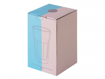 Стакан граненый с двойными стенками "Silva"