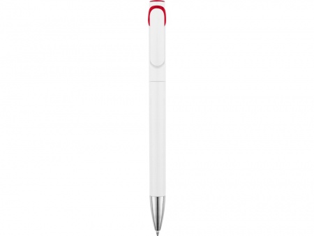 Ручка шариковая "Локи", белый/красный