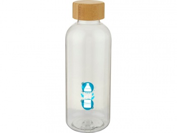 Ziggs спортивная бутылка из переработанного пластика объемом 650 мл, прозрачный