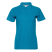 Рубашка поло женская STAN хлопок/полиэстер 185, 04WL, Лазурный,  (40/1)  (52/XXL)