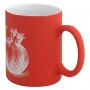 Кружка Grand Granat с покрытием софт-тач, красная