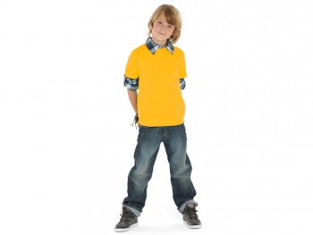 Футболка "Heavy Super Club" детская, золотисто-желтый