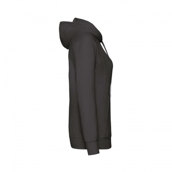 Толстовка женская "LIGHTWEIGHT", черный_L, 80% хлопок, 20% полиэстер, 240 г/м2 Толстовка женская "LIGHTWEIGHT", черный_L, 80% хлопок, 20% полиэстер, 240 г/м2