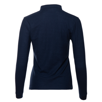 Рубашка поло женская STAN длинный рукав хлопок/полиэстер 185, 04SW, Т-синий (46) (48/L)