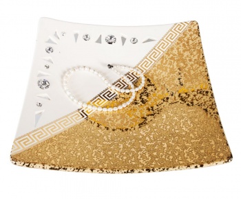 Блюдо с кристаллами Сваровски