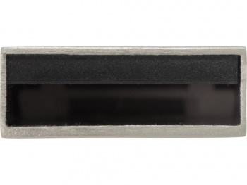 USB-флешка на 8 Гб с мини чипом, компактный дизайн с круглым отверстием., серебро