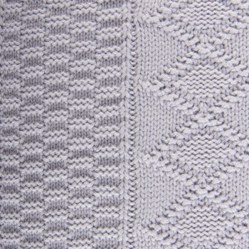 Плед LYKKE MINI, серый, шерсть 30%, акрил 70%, 120*170 см