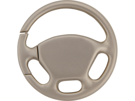 Брелок "Руль", серебристый