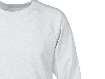 Свитшот оверсайз с рукавом реглан «Belgrade», унисекс, серый меланж