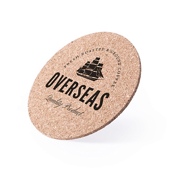 Подставка для кружки BRUNEX, 10х0,3см, пробковое дерево