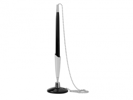 Ручка шариковая на подставке "Холд", черный