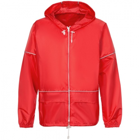 Дождевик со светоотражающими элементами Kivach Promo Blink, красный