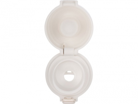 Вакуумная термокружка Waterline c кнопкой «Guard», 400 мл, белый (P)