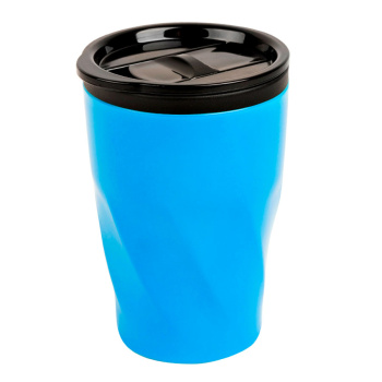 Термокружка  "Neon",  350 мл, голубой, металл/пластик