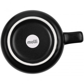 Чашка Jumbo, матовая, черная