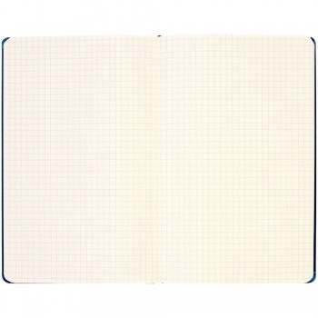 Записная книжка Moleskine Classic Large, в клетку, синяя