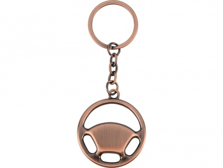 Брелок "Руль", бронзовый