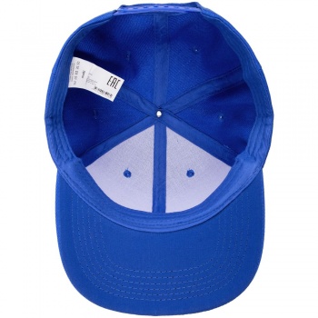 Бейсболка Snapback с прямым козырьком, ярко-синяя Бейсболка Snapback с прямым козырьком, ярко-синяя
