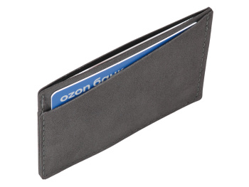 Футляр на 3 пластиковые карты "Alicante", темно-серый