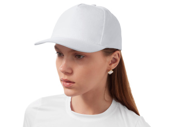 Бейсболка "Florida" 5-ти панельная, белый