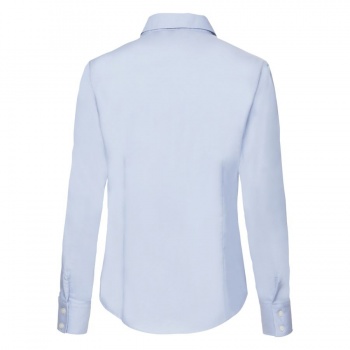 Рубашка "Lady-Fit Long Sleeve Oxford Shirt", светло-голубой_M, 70% х/б, 30% п/э, 135 г/м2 Рубашка "Lady-Fit Long Sleeve Oxford Shirt", светло-голубой_M, 70% х/б, 30% п/э, 135 г/м2
